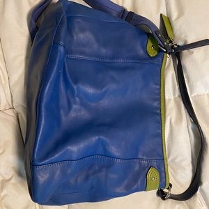 Cross body coach purse leather